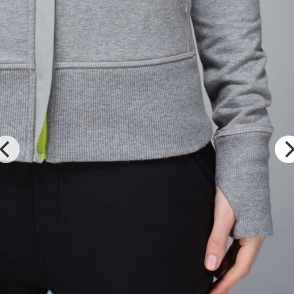 Lululemon After Asana Hoodie Size 8 Heathered Medium Grey - Picture 5 of 16